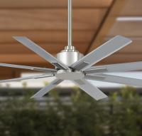 52" Ceiling Fan by Minka Aire - Xtreme H2O Collection, Brushed Nickel Wet Finish - F896-52-BNW