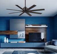 52" Ceiling Fan by Minka Aire - Xtreme H2O Collection, Coal Finish - F896-52-CL