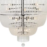 24 Light Chandelier by Crystorama - Rylee Collection, Matte Black Finish - 618-MK