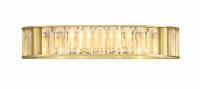 Four Light Bath by Crystorama - Farris Collection, Aged Brass Finish - FAR-6005-AG