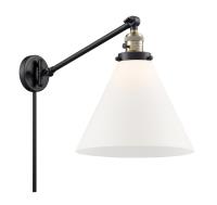 LED Swing Arm by Innovations - Franklin Restoration Collection, Black Antique Brass Finish - 237-BAB-G41-L-LED