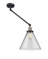 LED Swing Arm by Innovations - Franklin Restoration Collection, Black Antique Brass Finish - 237-BAB-G42-L-LED