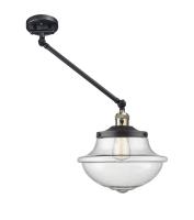 LED Swing Arm by Innovations - Franklin Restoration Collection, Black Antique Brass Finish - 237-BAB-G544-LED