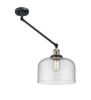 LED Swing Arm by Innovations - Franklin Restoration Collection, Black Antique Brass Finish - 237-BAB-G74-L-LED