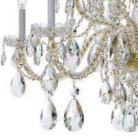 12 Light Chandelier by Crystorama - Traditional Crystal Collection, Polished Brass Finish - 1112-PB-CL-MWP
