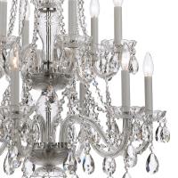 12 Light Chandelier by Crystorama - Traditional Crystal Collection, Polished Chrome Finish - 1137-CH-CL-MWP