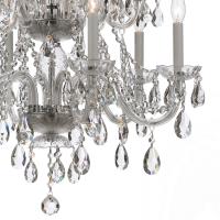 12 Light Chandelier by Crystorama - Traditional Crystal Collection, Polished Chrome Finish - 1137-CH-CL-MWP