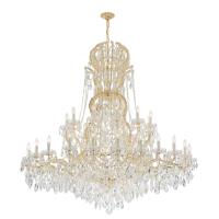 37 Light Chandelier by Crystorama - Maria Theresa Collection, Gold Finish - 4460-GD-CL-MWP
