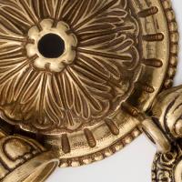 Three Light Flush Mount by Crystorama - Waltham Collection, Olde Brass Finish - 712-OB-CL-MWP
