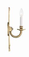 One Light Wall Sconce by Crystorama - Lexsi Collection, Olde Brass Finish - 651-OB