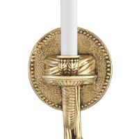 One Light Wall Sconce by Crystorama - Lexsi Collection, Olde Brass Finish - 651-OB