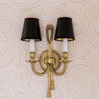 Two Light Wall Sconce by Crystorama - Lexsi Collection, Olde Brass Finish - 650-OB