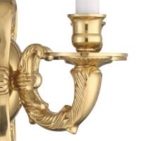 Two Light Wall Sconce by Crystorama - Marlowe Collection, Polished Brass Finish - 642-PB