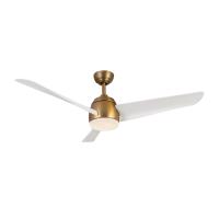 54"Ceiling Fan by Kuzco Lighting - Thalia Collection, Brushed Gold/Matte White Finish - CF91954-BG/WH