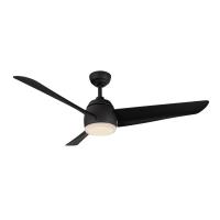 54"Ceiling Fan by Kuzco Lighting - Thalia Collection, Matte Black Finish - CF91954-MB