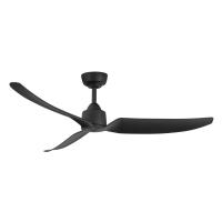 52"Exterior Ceiling Fan by Kuzco Lighting - Hugo Collection, Matte Black Finish - CF92952-MB