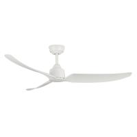 52"Exterior Ceiling Fan by Kuzco Lighting - Hugo Collection, Matte White Finish - CF92952-WH