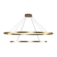 LED Chandelier by Kuzco Lighting - Ovale Collection, Brushed Gold Finish - CH79253-BG