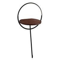 LED Floor Lamp by Kuzco Lighting - Maya Collection, Black/Walnut Finish - FL83818-BK/WT