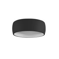LED Flush Mount by Kuzco Lighting - Savile Collection, Black Finish - FM82104-BK