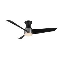 54"Hugger Fan by Kuzco Lighting - Thalia Collection, Brushed Nickel/Matte Black Finish - HF91954-BN/MB