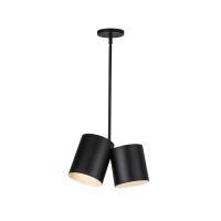 Two Light Pendant by Kuzco Lighting - Keiko Collection, Black Finish - PD58814-BK