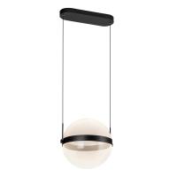 LED Pendant by Kuzco Lighting - Pisces Collection, Black/Light Guide Finish - PD75912-BK/LG-3CCT