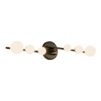 LED Vanity by Kuzco Lighting - Cypress Collection, Black/Opal Glass Finish - VL55529-BK/OP