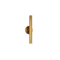 LED Wall Sconce by Kuzco Lighting - Mason Collection, Vintage Brass Finish - WS90416-VB