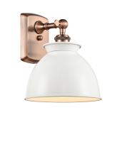 One Light Wall Sconce by Innovations - Ballston Collection, Antique Copper Finish - 516-1W-AC-M14-W
