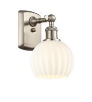 One Light Wall Sconce by Innovations - Ballston Collection, Brushed Satin Nickel Finish - 516-1W-SN-G1217-6WV