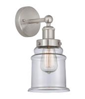 One Light Wall Sconce by Innovations - Edison Collection, Brushed Satin Nickel Finish - 616-1W-SN-G182