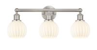 Three Light Bath Vanity by Innovations - Edison Collection, Brushed Satin Nickel Finish - 616-3W-SN-G1217-6WV