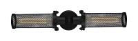 Two Light Bath Vanity by Innovations - Austere Collection, Matte Black Finish - 900-2W-BK-CE216-BK