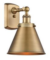 One Light Wall Sconce by Innovations - Ballston Urban Collection, Brushed Brass Finish - 916-1W-BB-M13-BB