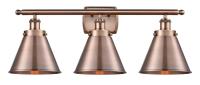 Three Light Bath Vanity by Innovations - Ballston Urban Collection, Antique Copper Finish - 916-3W-AC-M13-AC