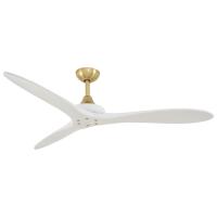 60"Ceiling Fan by Minka Aire - Vapor Collection, Flat White Finish - F662-WHF
