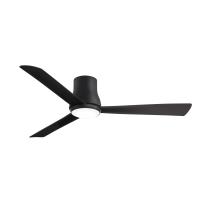 52"Ceiling Fan by Minka Aire - Simple Flush-52" Collection, Coal Black Finish - F873-CL