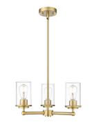 Three Light Chandelier by Z-Lite - Thayer Collection, Luxe Gold Finish - 742-3LG