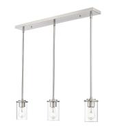 Three Light Pendant by Z-Lite - Thayer Collection, Brushed Nickel Finish - 742MP-3BN