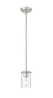 One Light Pendant by Z-Lite - Thayer Collection, Brushed Nickel Finish - 742MP-BN