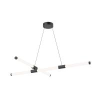 LED Chandelier by Kuzco Lighting - Akari Collection, Black Finish - CH18548-BK-UNV-010