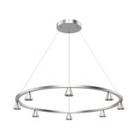 LED Chandelier by Kuzco Lighting - Dune Collection, Brushed Nickel Finish - CH19933-BN-UNV
