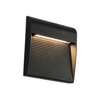 LED Exterior Wall Sconce by Kuzco Lighting - Casa Collection, Black Finish - EW27907-BK