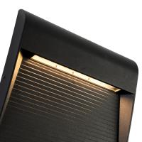 LED Exterior Wall Sconce by Kuzco Lighting - Casa Collection, Black Finish - EW27907-BK