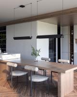 LED Linear Pendant by Kuzco Lighting - Phoenix Collection, Black/White Finish - LP73536-BK/WH-UNV