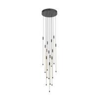 LED Pendant by Kuzco Lighting - Motif Collection, Black Finish - MP75127-BK-UNV-010