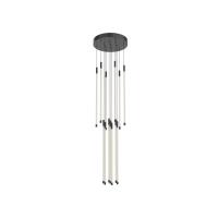 LED Pendant by Kuzco Lighting - Motif Collection, Black Finish - MP75127-BK-UNV-010