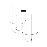 LED Pendant by Kuzco Lighting - Talis Collection, Black Finish - MP89570-BK-UNV