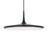 LED Pendant by Kuzco Lighting - Disc Collection, Black Finish - PD46216-BK-UNV